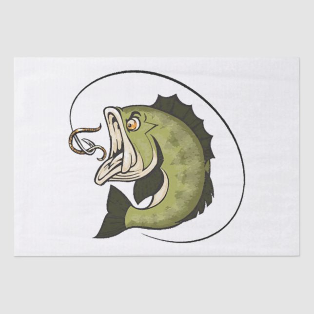 Papel De Seda Grande Boca de Robalo (Frente )