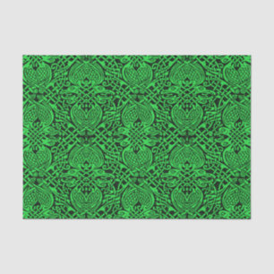 Papel De Seda Grátis em Verde e Preto