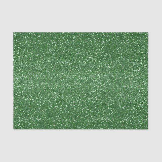 PAPEL DE SEDA GREEN GLITTER OLHA MARDI GRAS (Frente )