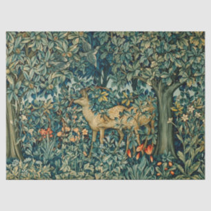 Papel De Seda GREENERY, ANIMAIS FLORESTAIS FAZ Natal Frio