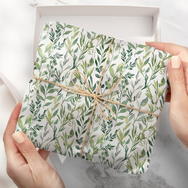 Papel De Seda Greenery de inverno | (Criador carregado)