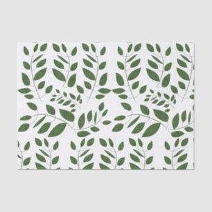 Papel De Seda Greenery Leaf Pattern
