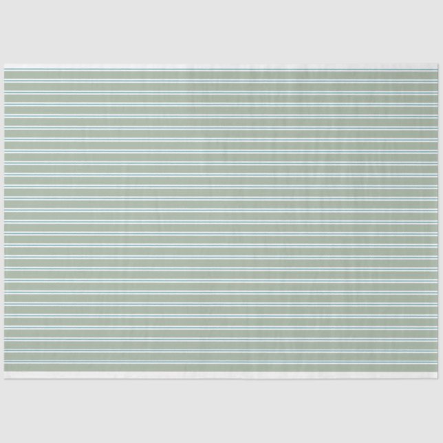 Papel De Seda Grelhas Verdes e Turquesas (Frente )