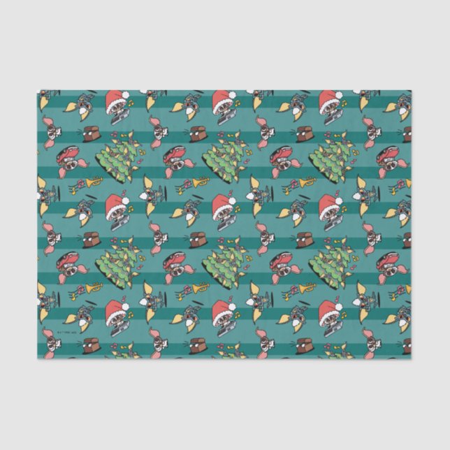 Papel De Seda Gremlins | Padrões de Natal para BD (Frente )