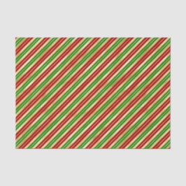 Papel De Seda Greve de Natal Vermelha, Verde e Dourada