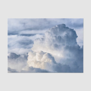 Papel De Seda Grupo de Nuvens Cumulus