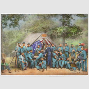 Papel De Seda Guerra Civil - Companhia Engenheiro 8º NY Estado 1