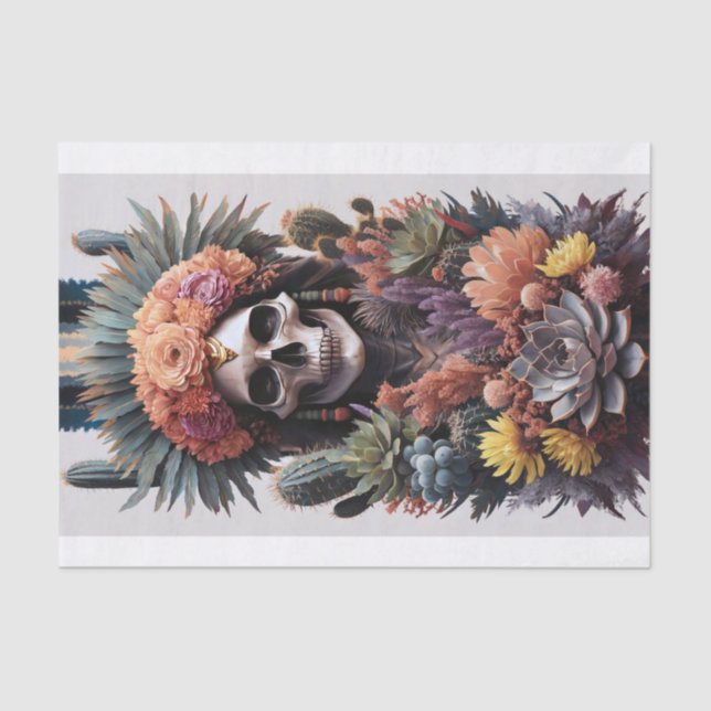 Papel De Seda Guerreiro Eterno, Decoupage Nativa Americana do Cr (Frente )