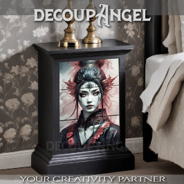 Papel De Seda Guerreiro Oriental feroz - Desligamento -