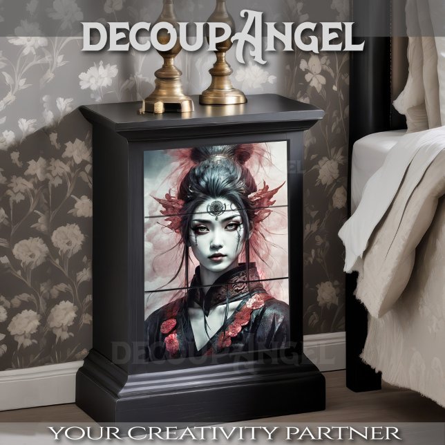 Papel De Seda Guerreiro Oriental feroz - Desligamento - (Criador carregado)