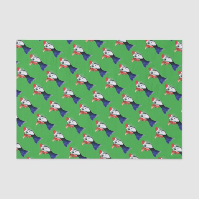 Papel De Seda Guiné Papai Noel (Frente )