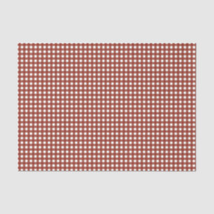 Papel De Seda Guingão vermelho e branco