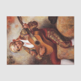 Papel De Seda Guitarista espanhol (por Pierre-August Renoir)