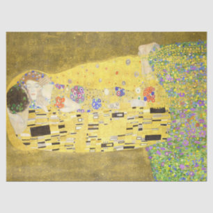 Papel De Seda Gustav Klimt, A Antiguidade Da Vintagem Do Beijo