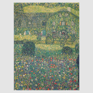 Papel De Seda Gustav Klimt - Casa do País pelo Attersee