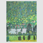 Papel De Seda Gustav Klimt - Cordilheira da Unterach<br><div class="desc">Cordilheira em Unterach/Slope em uma Floresta no Lago Attersee - Gustav Klimt,  Petróleo na Canvas,  1916</div>