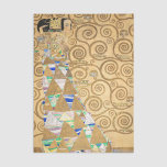 Papel De Seda Gustav Klimt - Expectativa, Friso Stoclet<br><div class="desc">A Árvore da Vida,  Friso Stoclet,  Expectativa - Gustav Klimt,  Cartão,  1909</div>