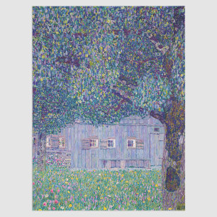 Papel De Seda Gustav Klimt - Farmhouse no Alto da Áustria