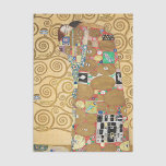 Papel De Seda Gustav Klimt - Fulfillment, Stoclet Frieze<br><div class="desc">The Tree of Life,  Stoclet Frieze,  Fulfillment Lovers - Gustav Klimt,  Cardboard,  1909</div>
