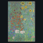 Papel De Seda Gustav Klimt - Jardim do País com Girassóis<br><div class="desc">Jardim do País com Girassóis/Jardim de Fazenda com Girassóis - Gustav Klimt em 1905-1906</div>