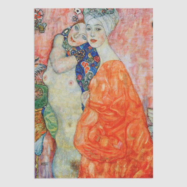Papel De Seda Gustav Klimt - Mulheres Amigas (Criador carregado)