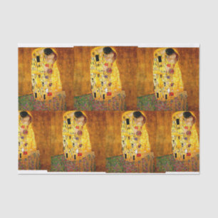 Papel De Seda Gustav Klimt, O Beijo,  