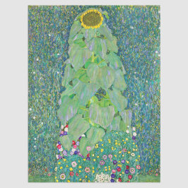 Papel De Seda Gustav Klimt - O Girassol