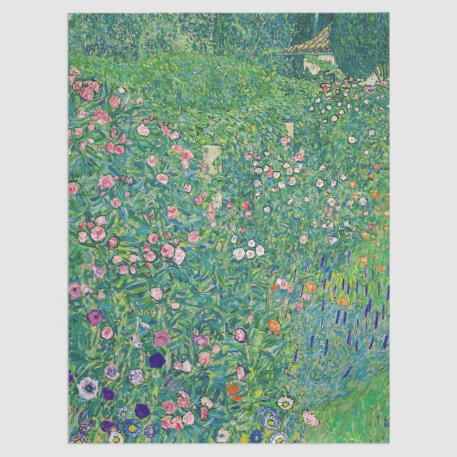 Papel De Seda Gustav Klimt - Paisagem do Jardim Italiano (Criador carregado)