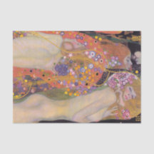 Gustav Klimt - Serpentes Água II