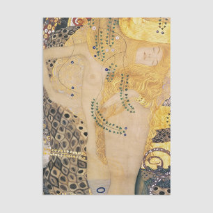 Papel De Seda Gustav Klimt - Serpentes de Água I