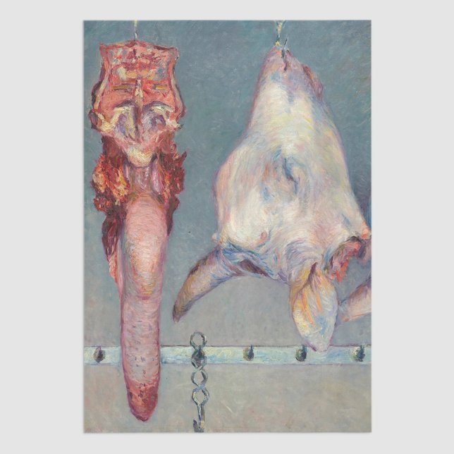 Papel De Seda Gustave Caillebotte - Cabeça de Bezerro e Língua d (Criador carregado)