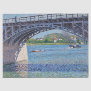 Papel De Seda Gustave Caillebotte - Ponte em Argenteuil & Seine