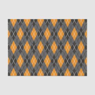 Papel De Seda Halloween Argyle Pattern