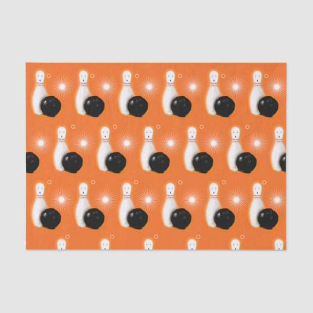 Papel De Seda Halloween Bowling (Frente )