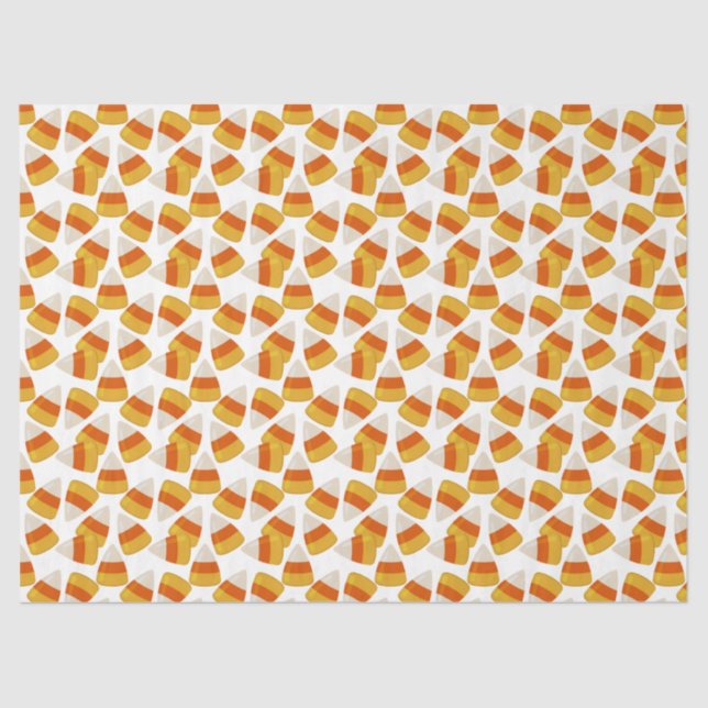 Papel De Seda Halloween Candy Corn (Frente )