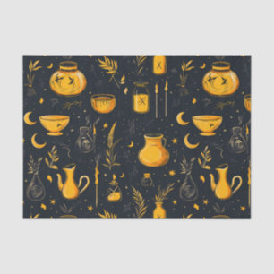 Papel De Seda Halloween Cauldrons E Poções
