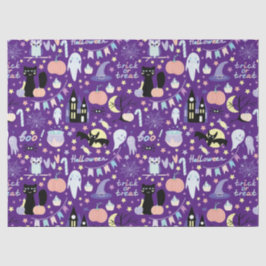 Papel De Seda Halloween Colorful