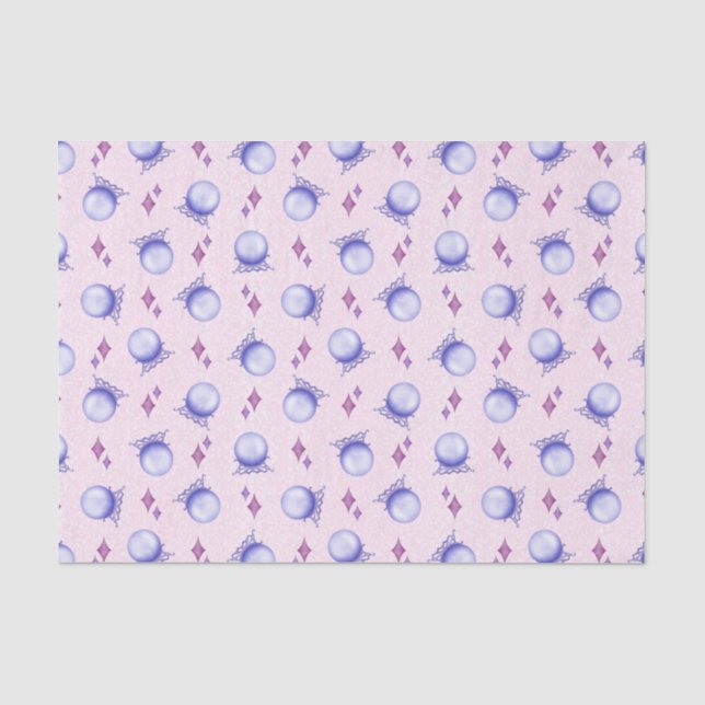 Papel De Seda Halloween de Bola de Cristal Magia Roxa (Frente )