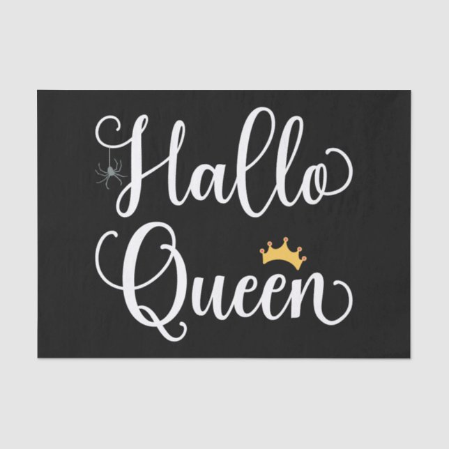 Papel De Seda Halloween - Halloqueen I (Frente )