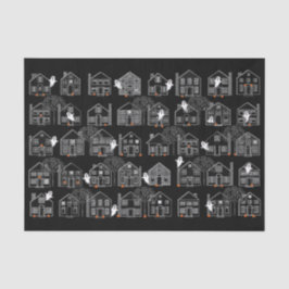 Papel De Seda Halloween Haunted House