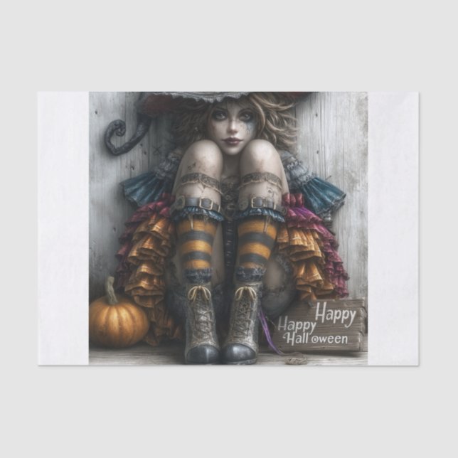 Papel De Seda Halloween Lyfe1 (Frente )