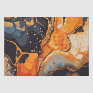 Papel De Seda Halloween Marble Watercolor Swirl 11