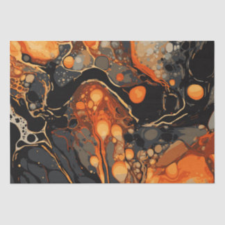 Papel De Seda Halloween Marble Watercolor Swirl 8