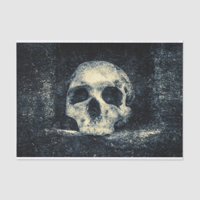 Papel De Seda Halloween Skull (Frente )