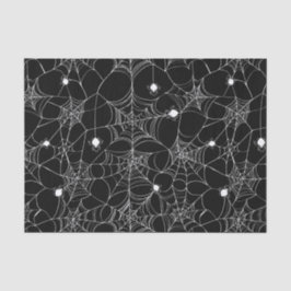 Papel De Seda Halloween White Spider Web