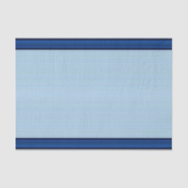Papel De Seda HAMbWG - Tecido presente - Azul - Dois tons (Frente )