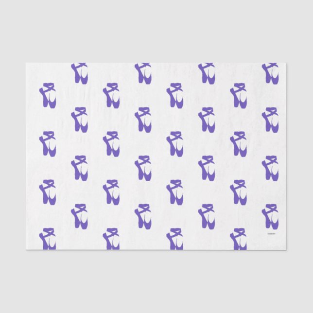Papel De Seda HAMbyWG - Slippers de Ballerina em Roxo (Frente )