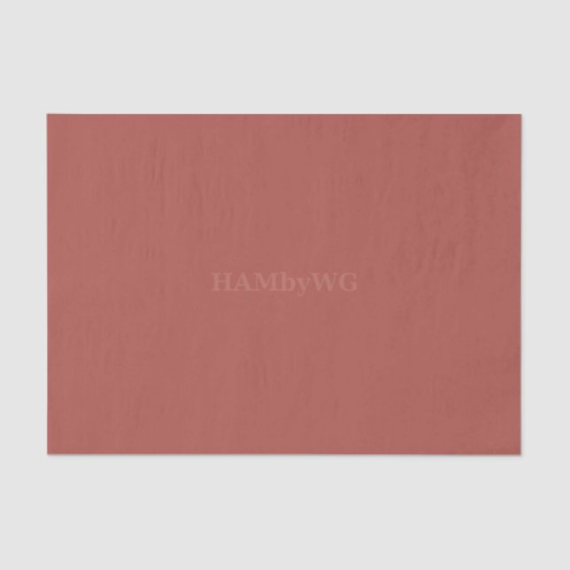 Papel De Seda HAMbyWG - Tecido presente - Terra Cotta (Frente )