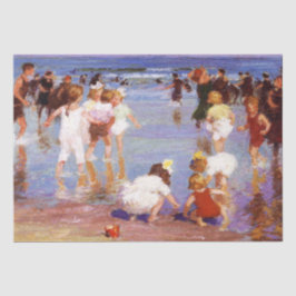 Papel De Seda Happy Days at Beach (por E.H. Potthast)