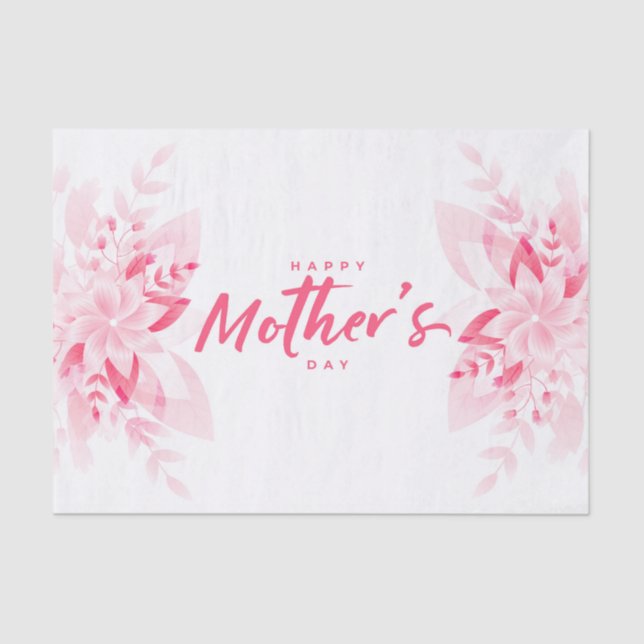Papel De Seda Happy Mother's Day (Flowers) (Frente )